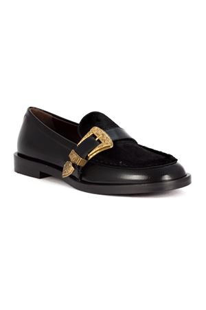 Black leather Lira loafers ROBERTO FESTA | LIRANERO